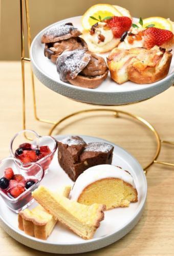 On sale from May 7th Afternoon Tea Set with drink