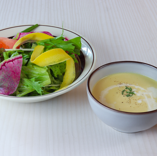 ミニサラダ＋スープセット