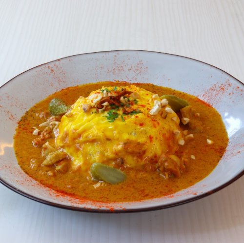 ココナッツチキンカレーオムライス
