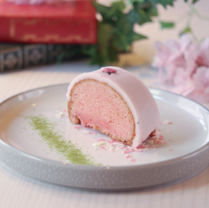 Cherry blossom scented pound cake