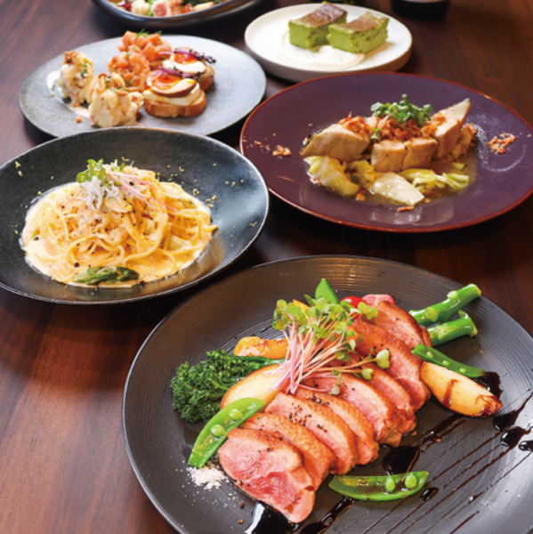 Vitalezza Kitchen Tsukumodai Branch's Spring Course featuring seasonal ingredients starts from 3,000 yen (tax included)