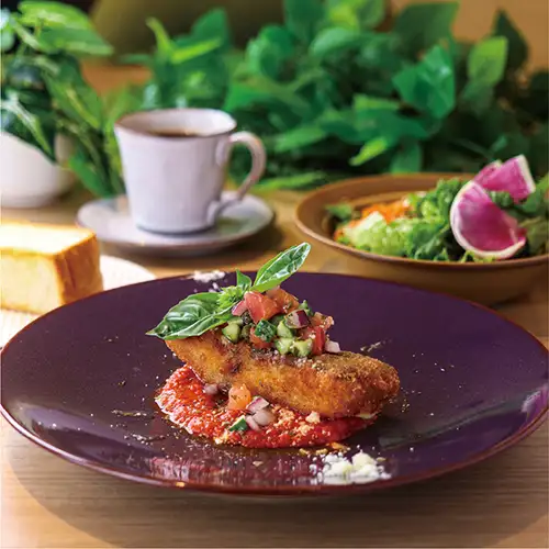 Monthly Main Dish: Cod Cheese Cutlet with Summer Vegetable Marinade Sauce