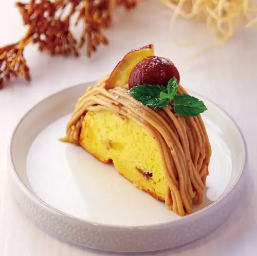 栗とさつまいものモンブランパウンドケーキ