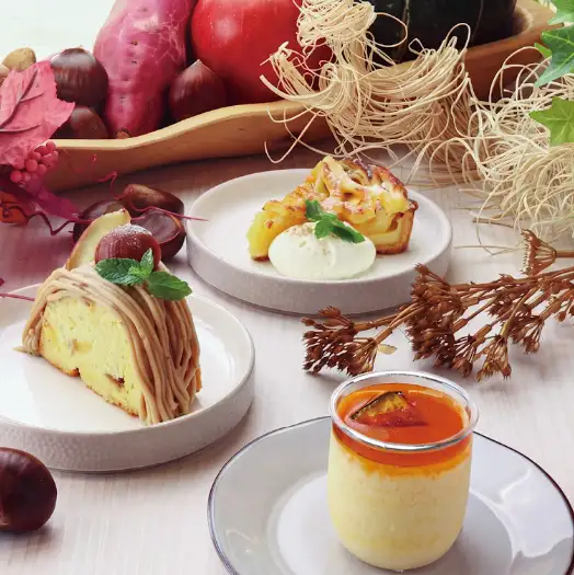【秋限定】秋の味覚を存分に楽しめる3種のスイーツ