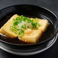 lightly deep-fried tofu