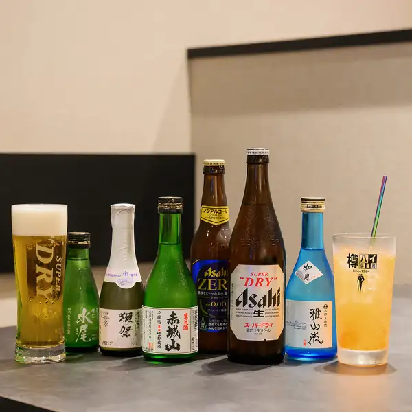 【产自日本各地】我们精心挑选了各种酒类饮品。适用于各种宴会