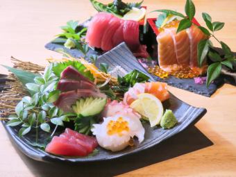 3 types of sashimi