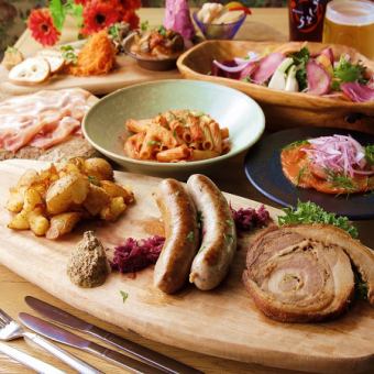 【週末2時間飲み放題】おしゃれな店内でのんびり。女子会コース