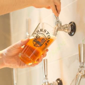 クラフトビール1種含む2時間飲み放題