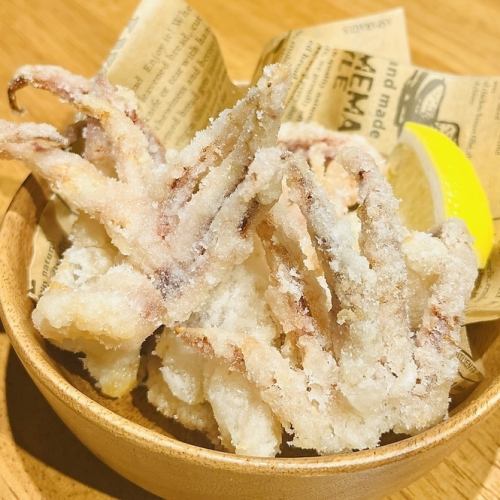 いかゲソの唐揚げ