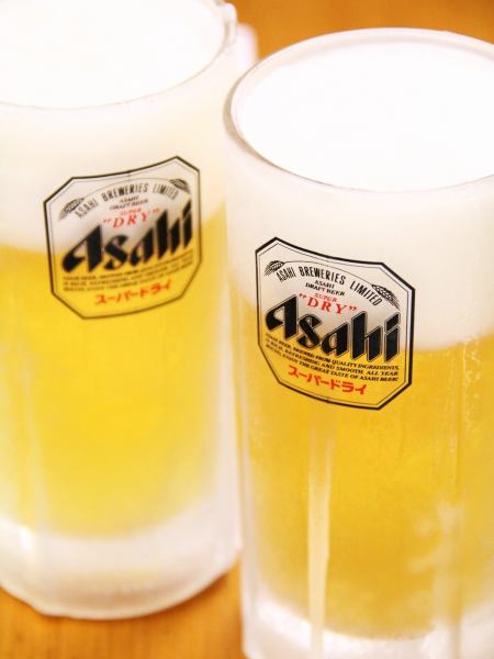 キンキンに冷えたビールもご用意★