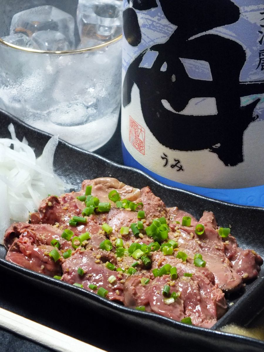 宮崎県産希少な鶏の炙り白肝！和製フォアグラのような濃厚な風味