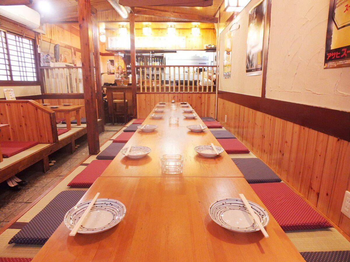 会社宴会など最大26名様迄ご利用可能なお座敷席をご用意！