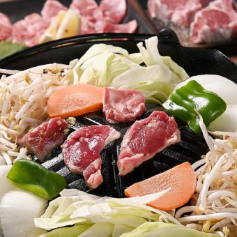 ジンギスカン四種盛り合わせ