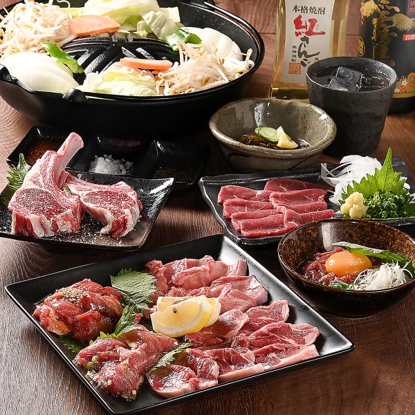 【飲み会や宴会にピッタリ◎】ジンギスカン専門店の極上ラム肉を堪能♪"飲み放題付きジンギスカンコース"