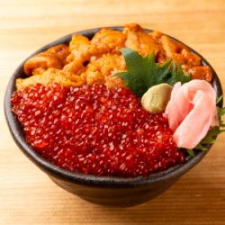 旨！雲丹いくら丼