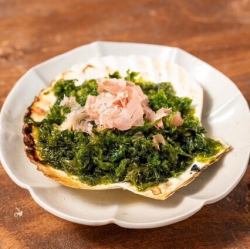 帆立の磯焼き