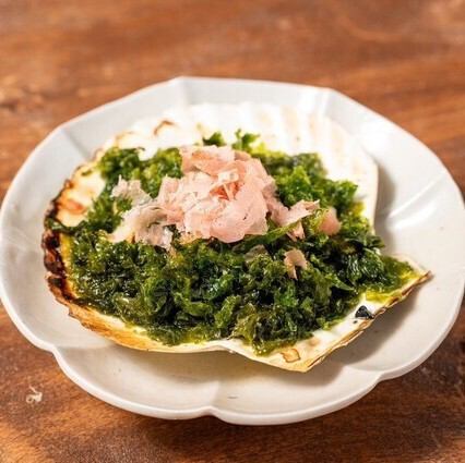 帆立の磯焼き
