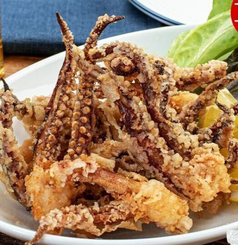 イカゲソの唐揚げ