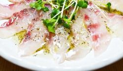 桜鯛のカルパッチョ