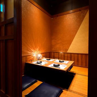 2人，4人，6人，8人...我们可以在每个场景中带您进入私人房间◎请随时与我们联系♪宁静的日本空间很受欢迎！