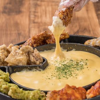 [Soul Course] All-you-can-eat UFO cheese fondue ☆2 hours of all-you-can-drink included 6 dishes 3,500 ⇒ 3,000 yen