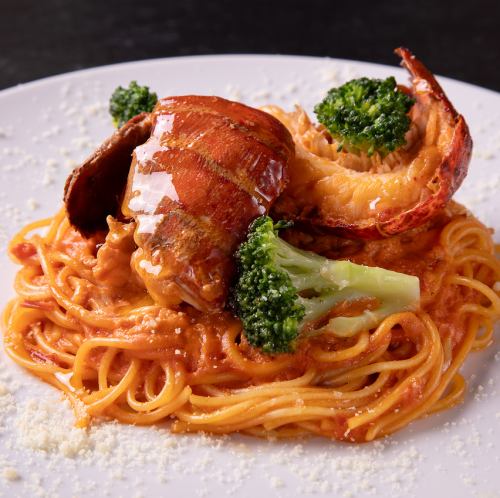 龍蝦尾番茄奶油義大利麵