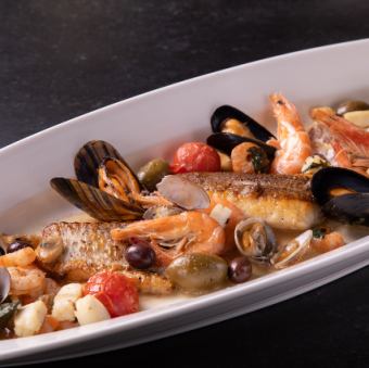 熊本県産真鯛のアクアパッツァ