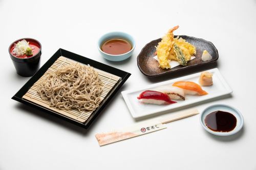 天ざる寿しセット