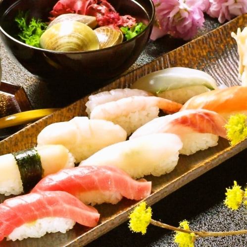 日本海の旬のネタを握る！