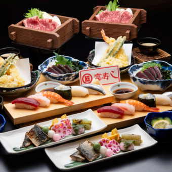 会席コース　【白樺会席】　4000円（税込）　※お料理のみ　