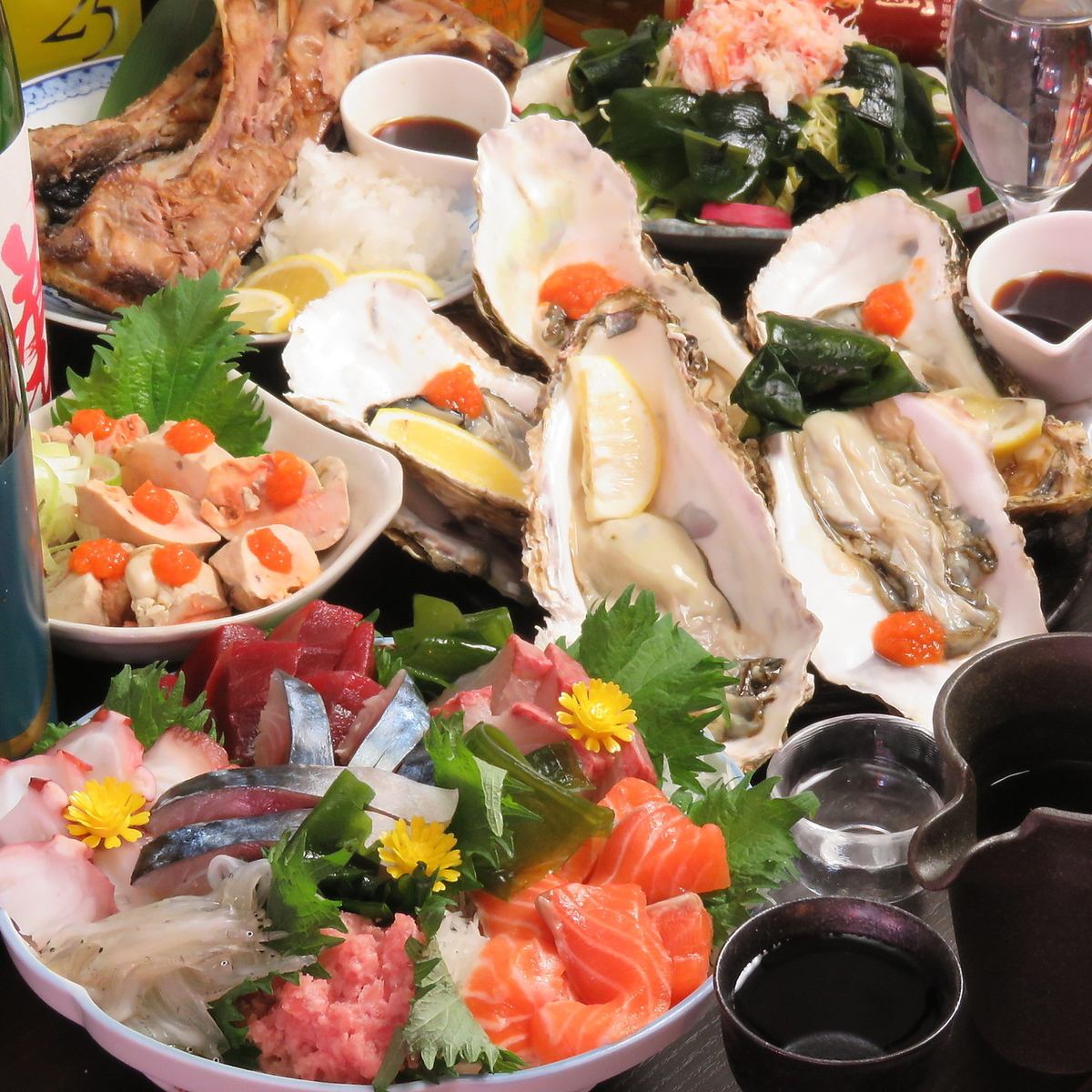 海鮮料理を存分にご堪能していただけます！！