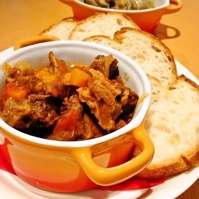 Boiled beef stew