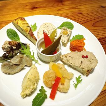 前菜10種盛り合わせ