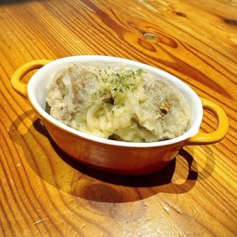 砂肝の白ワイン煮