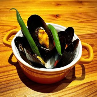 ムール貝の白ワイン蒸し