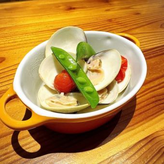 ハマグリの白ワイン蒸し