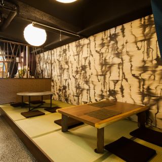 There are 5 tatami mat seats that can accommodate up to 4 people.By all means for girls-only gatherings and moms-only gatherings ★ It has a relaxed and calm Japanese atmosphere.It is also possible to relax with your family ◎