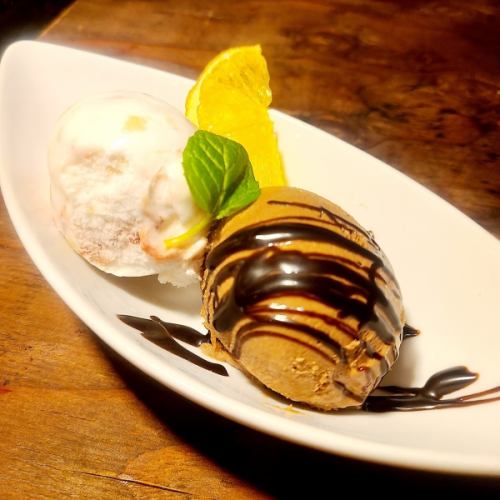 本日のジェラート2種盛り