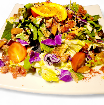 生ハムフレークのシーザーサラダ