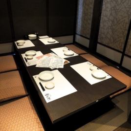 [For banquets with a small number of people ◎] We have digging seats that are perfect for farewell parties, company banquets, girls' parties, etc. with a small number of people.Please stretch your legs and enjoy various banquets in a calm Japanese space.