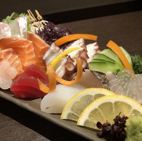Prepared to lose money! Local ingredients such as sashimi served directly from Tasaki Market are available!