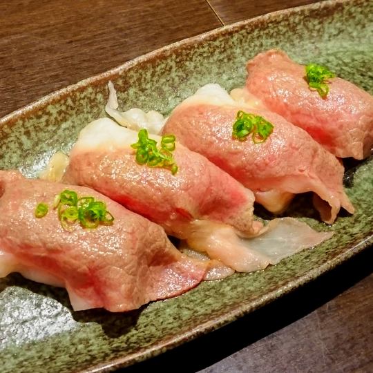 和牛の炙り寿司など多彩な理単品料理をご用意！