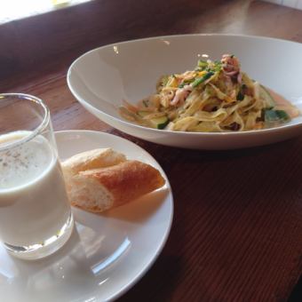 [Lunch time only!] Chewy fresh pasta lunch 1,430 yen (tax included)