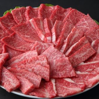 上焼肉盛り合わせ≪上赤身・上ロース・上カルビ≫｜270g:6000円(税込)