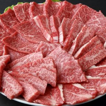 上焼肉盛り合わせ≪上赤身・上ロース・上カルビ≫｜450g:10756円(税込)