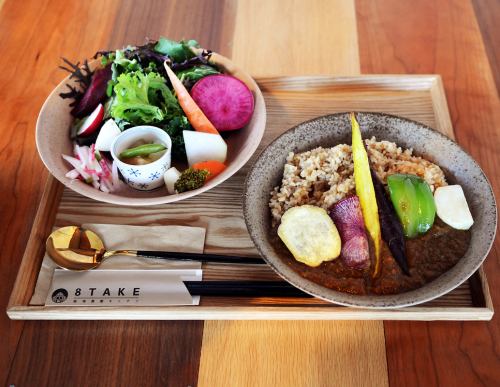 8ＴＡＫＥカレー　たっぷり農園野菜と共に