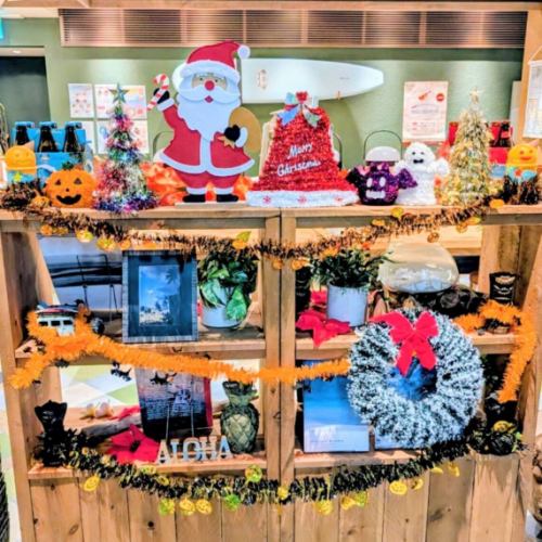 店内クリスマス装飾中♪