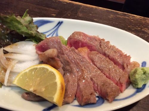 Charcoal-grilled Wagyu beef
