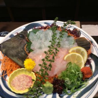 かわはぎ活造り